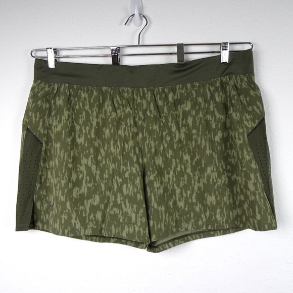 Under Armour Running Shorts Men's UA 3XL Green Speedpocket Launch Elite Liner - Picture 1 of 11